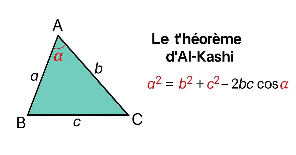 Théorème d'Al-Kashi dans un triangle quelconque
