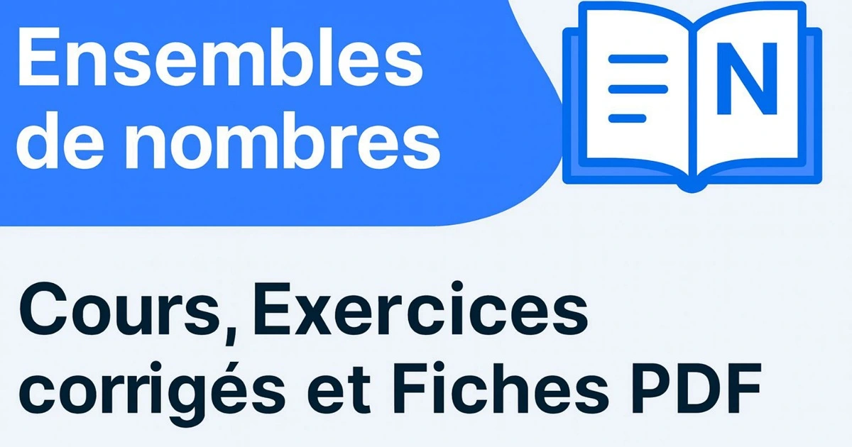 Cours Ensemble de nombres 